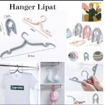 Gantungan Baju Lipat Potable/Gantungan Baju Lipat/Gantungan Baju Travel