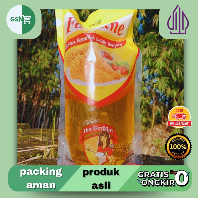 

MINYAK FORTUNE 100% asli, kemasan 1 liter