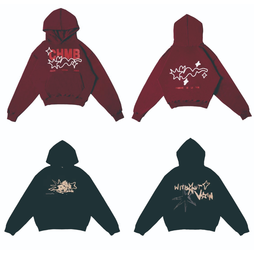 FLASH SALE Chamberdelevain Hoodie Boxy CHMB Collection CHMB Basic, ignition, honey, bedstar hoodie