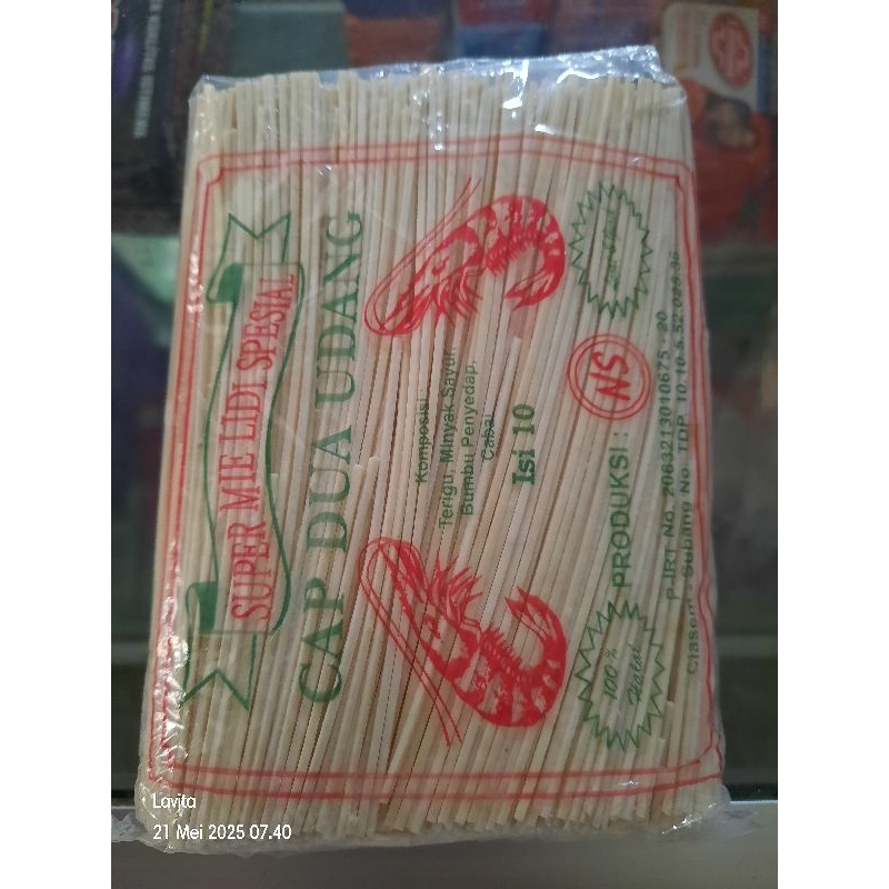 

mie lidi mentah 450gr