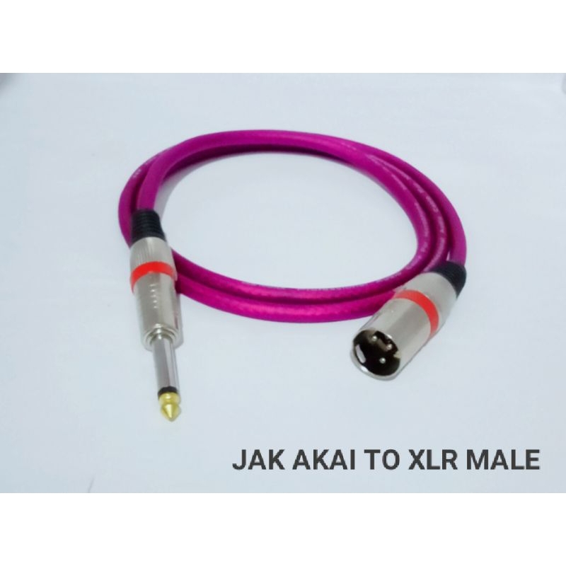 jak AKAI to XLR male