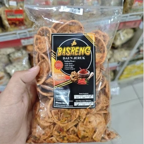 

250 Basreng Daun Jeruk Koin Khas Tulungagung