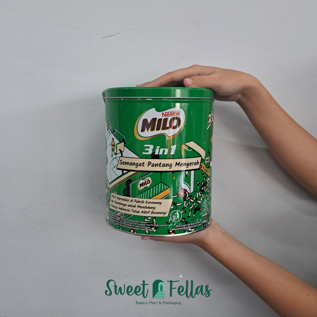 

Milo 3in1 Chocolate Powder Tin Can 990gr - Milo Kaleng