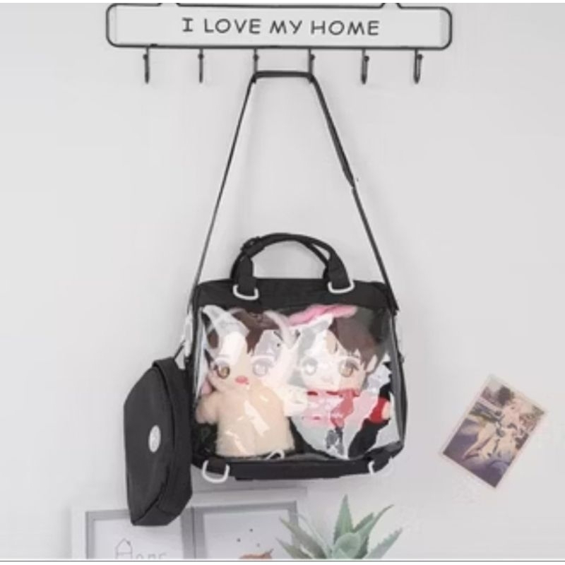Tas Selempang Kulit Wanita Itabag Anime Kpop Muat Doll 20cm