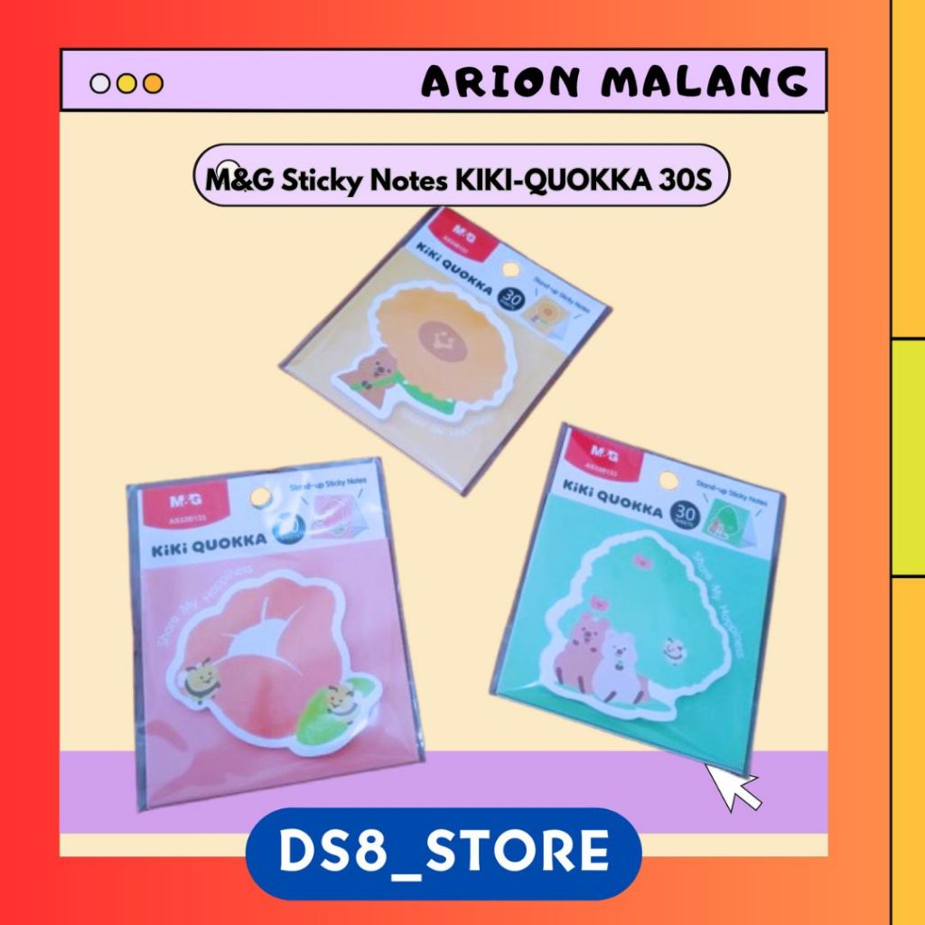 

M&G Sticky Notes KIKI-QUOKKA 30S AS33B133