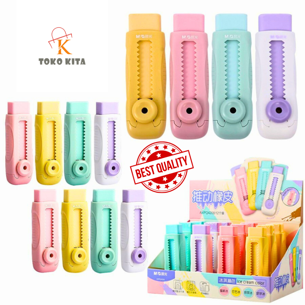 

(1Pcs) Penghapus M&G Push Eraser / Penghapus Dorong