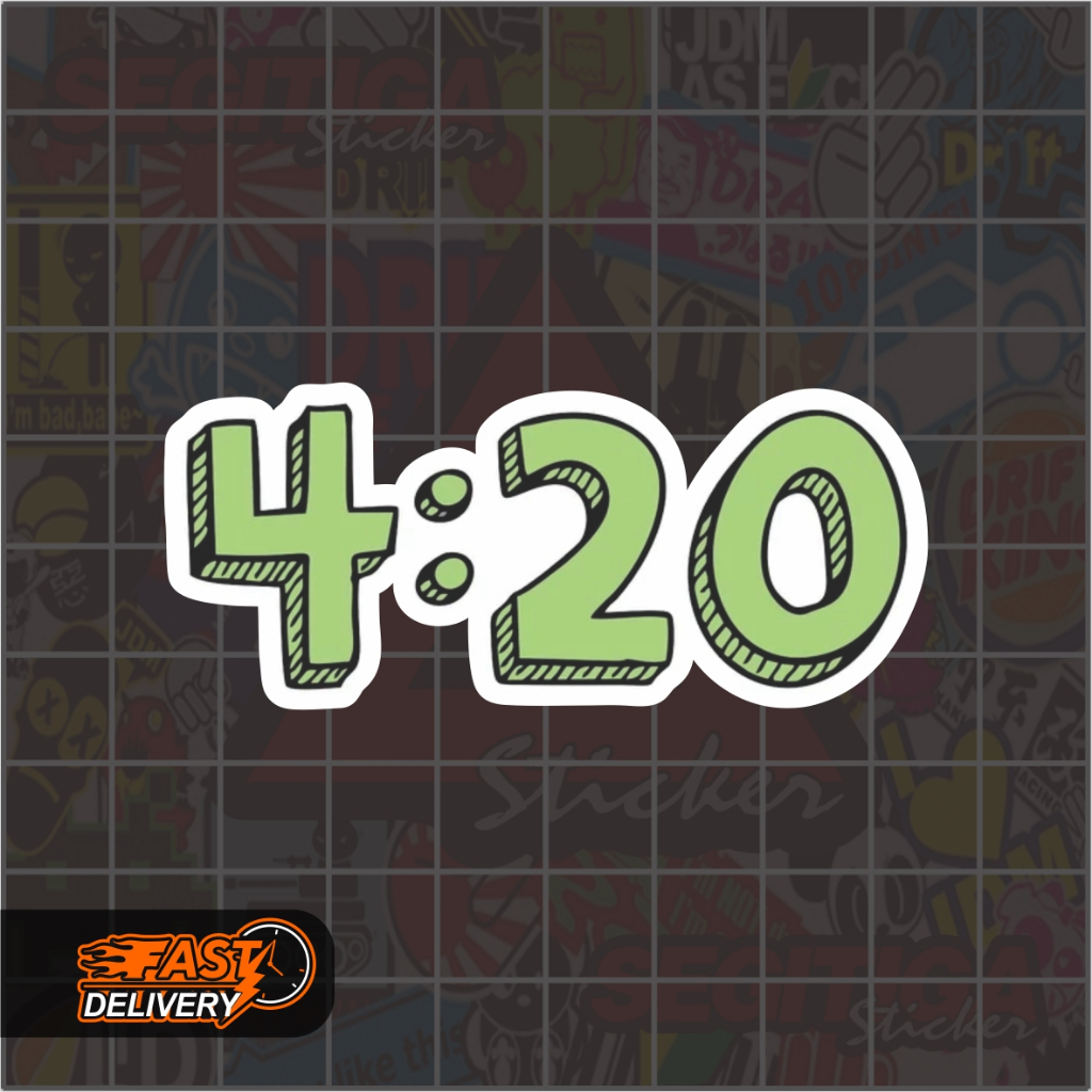 

Sticker Band 420 V2 Ukuran 7 x 3 Cm