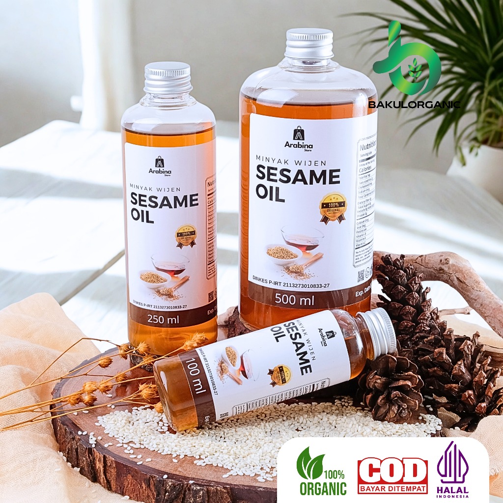 

Bakulorganic Minyak Wijen Halal Original