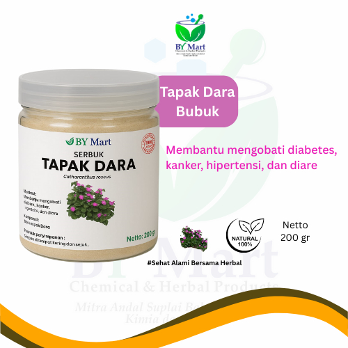 

BY KIMIAHERBAL Tapak Dara Bubuk Tanpa Campuran (200gr) (500gr) (1kg) Obat Herbal Mengatasi Diabetes