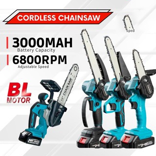 Keelat Power - Cordless Chainsaw / Mesin Gergaji Listrik Portable 4/6/8Inch