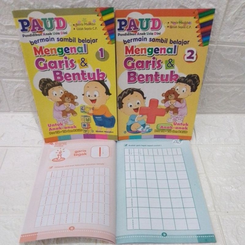 Buku Mengenal Garis & Bentuk - Global Mandiri