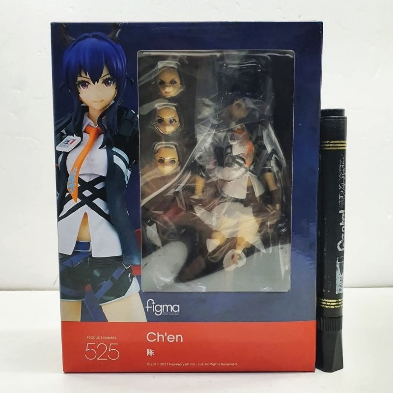 mainan action figure figma 525Chen / Ch'en Arknights Special Inspection Unit Chief of LGDtinggi seki