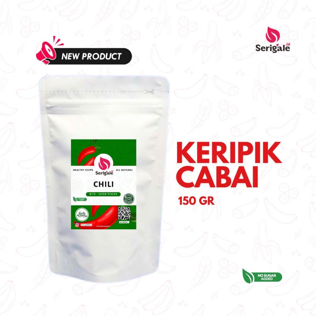 

SERIGALE.ID KERIPIK CABAI MERAH BESAR KEMASAN 150 GR