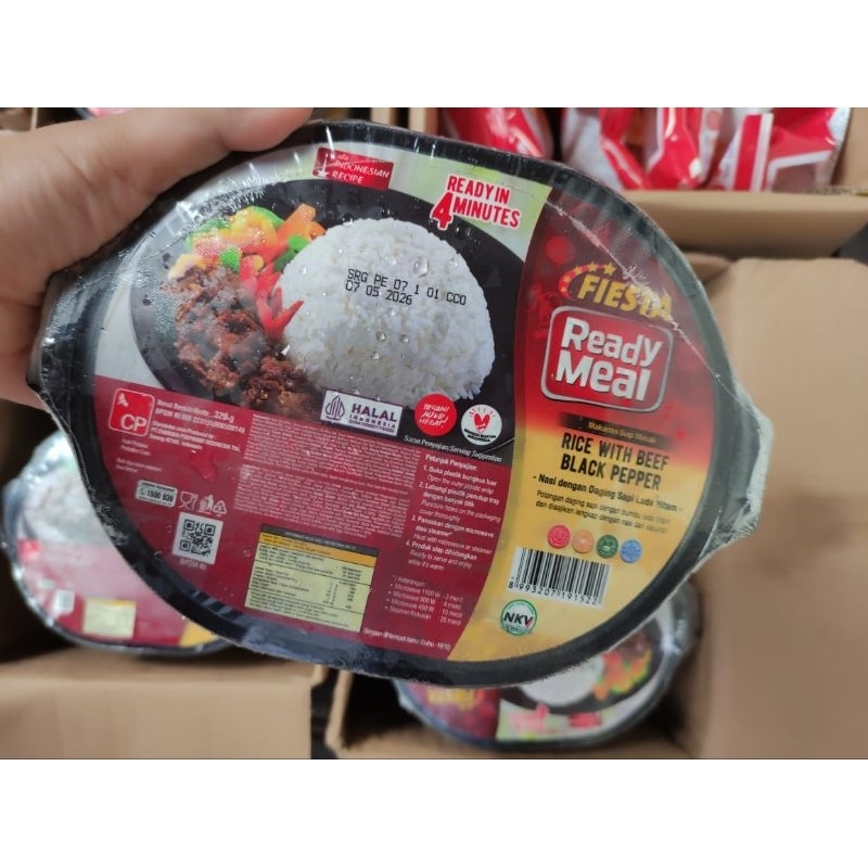 

Fiesta Ready Meal 320gr (nasi rendang/bulgogi/teriyaki/spaghetti) Rice Bowl Frozen