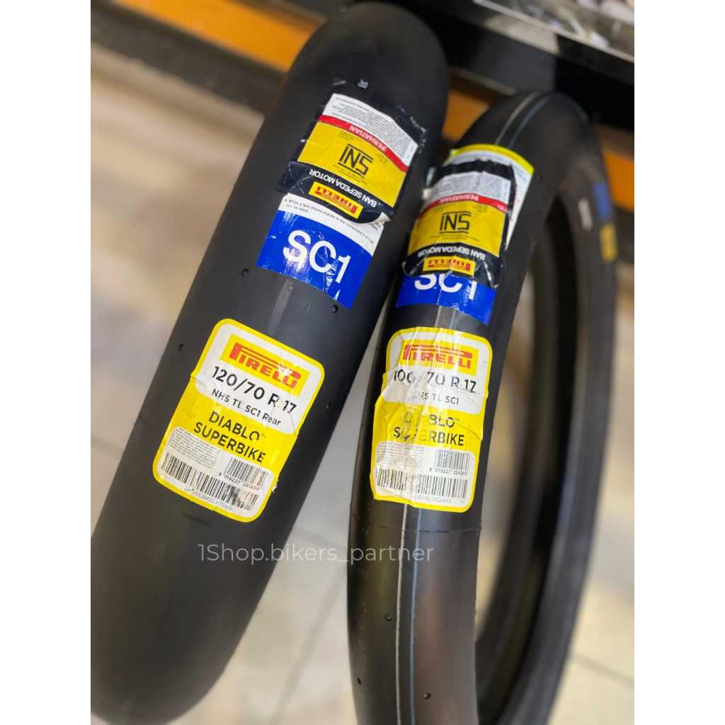 Ban Luar Pirelli Diablo SuperBike 110/70 Ring 17 & 120/70 Ring 17
