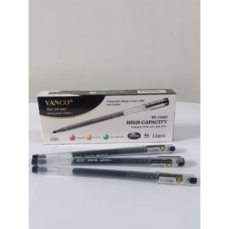

(1 PAK) Pulpen Bolpen Pena Murah VANCO VC-1020 Hitam