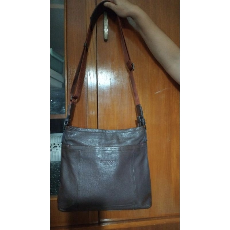 samsonite leather bag 100% authentic