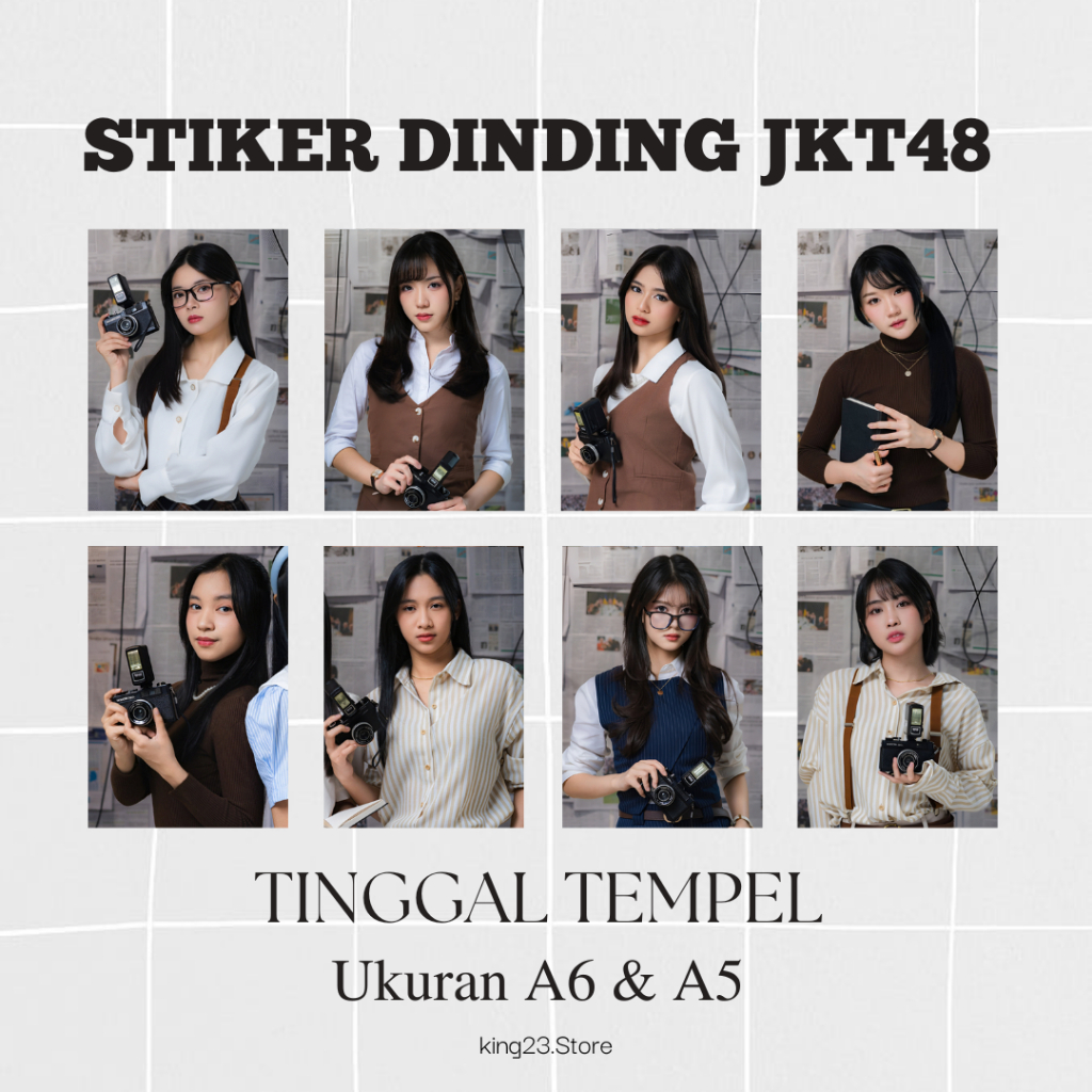 

Stiker Dinding Jkt48,Edisi/Tema Code Journal,Poster Jkt48 Ukuran A6 A5, Langsung Tempel,All Member