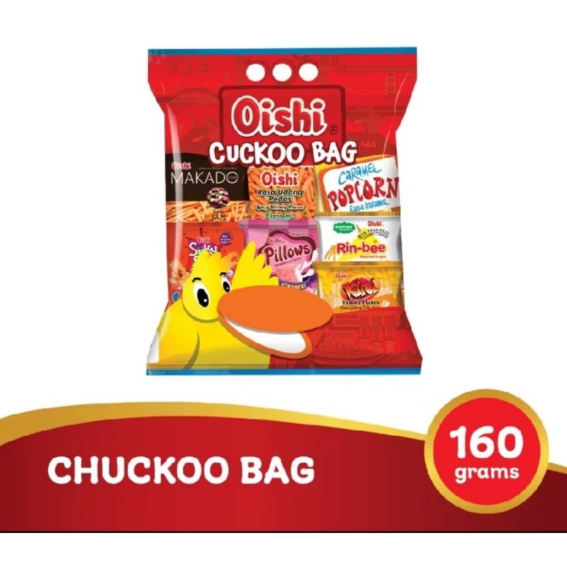 

Oishi Cuckoo Bag Gift Pack isi 14 mini Snack Oishi