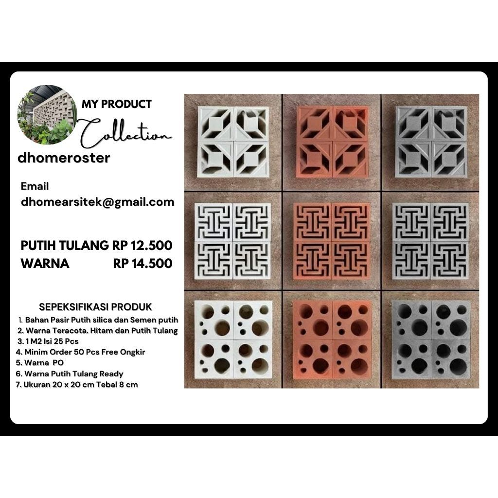 Roster beton roster loster  minimalis  Roster beton minimalis roster tumbuk minimalis