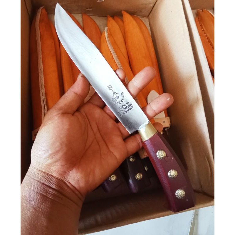 Pisau Herder solingen Germany premium Best Quality + Bonus pisau dapur