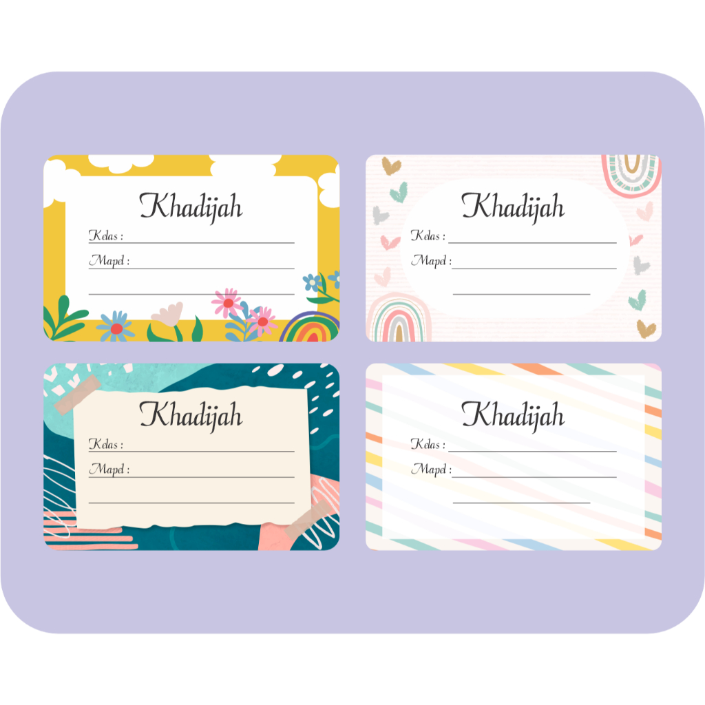 

Sticker mata pelajaran anak sekolah isi 14 pcs