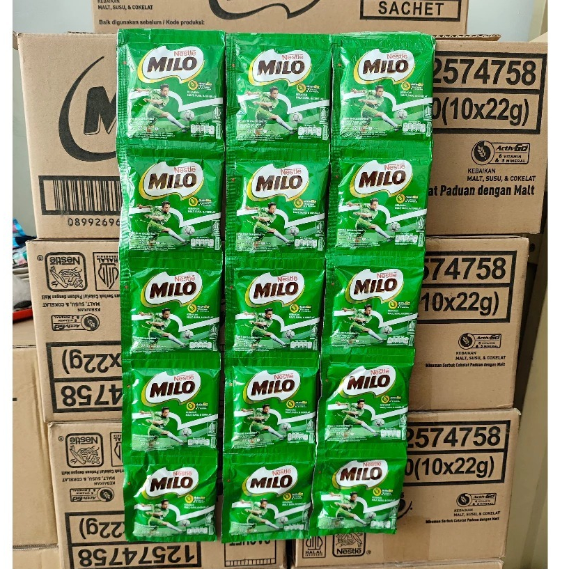 

MILO ACTIV-GO Susu Coklat Renceng 22g - ISI 11 Pcs