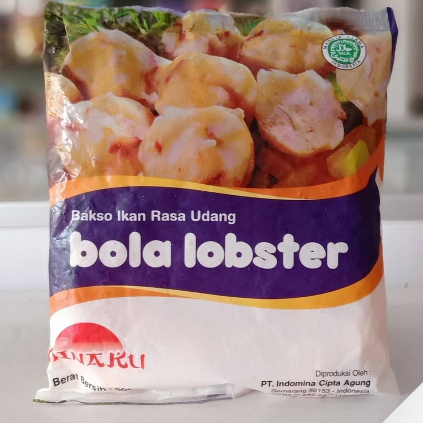 

MINAKU Bola Lobster 500 Gram - Bakso Ikan Rasa Lobster