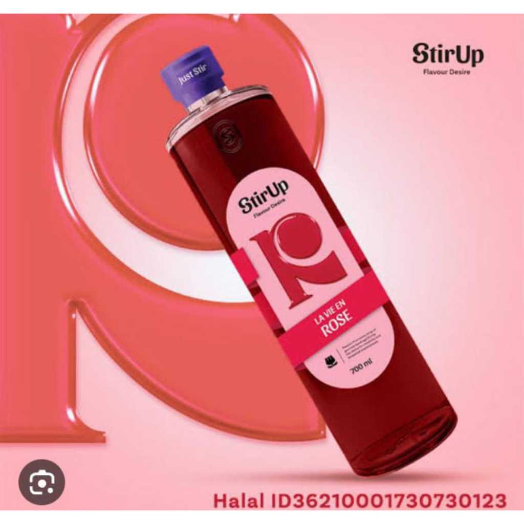 

StirUp La Vie En Rose - Gourmet Syrup Rasa Mawar