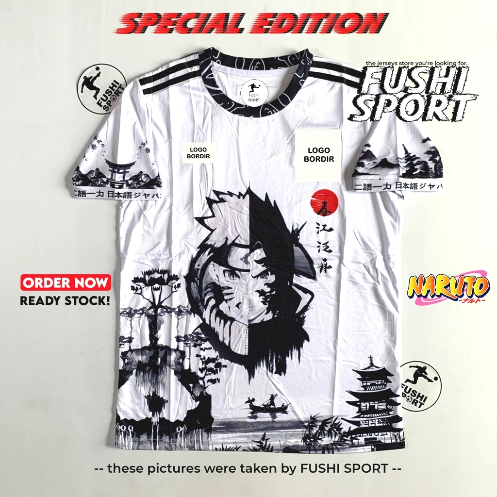 Jersey Baju Bola Jepang Special Naruto 2024 2025 New