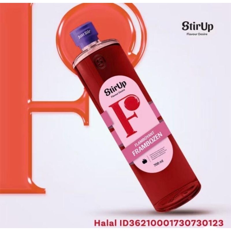 

StirUp flamboyan frambozen syrup // sirup rasa frambozen