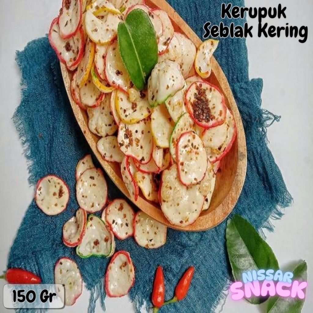

Kerupuk Seblak Cikur Kering Renyah Gurih & Pedas