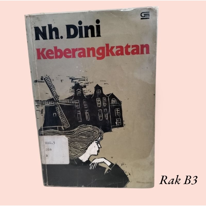 Novel Keberangkatan/Nh. Dini/Langka/Bekas/Original