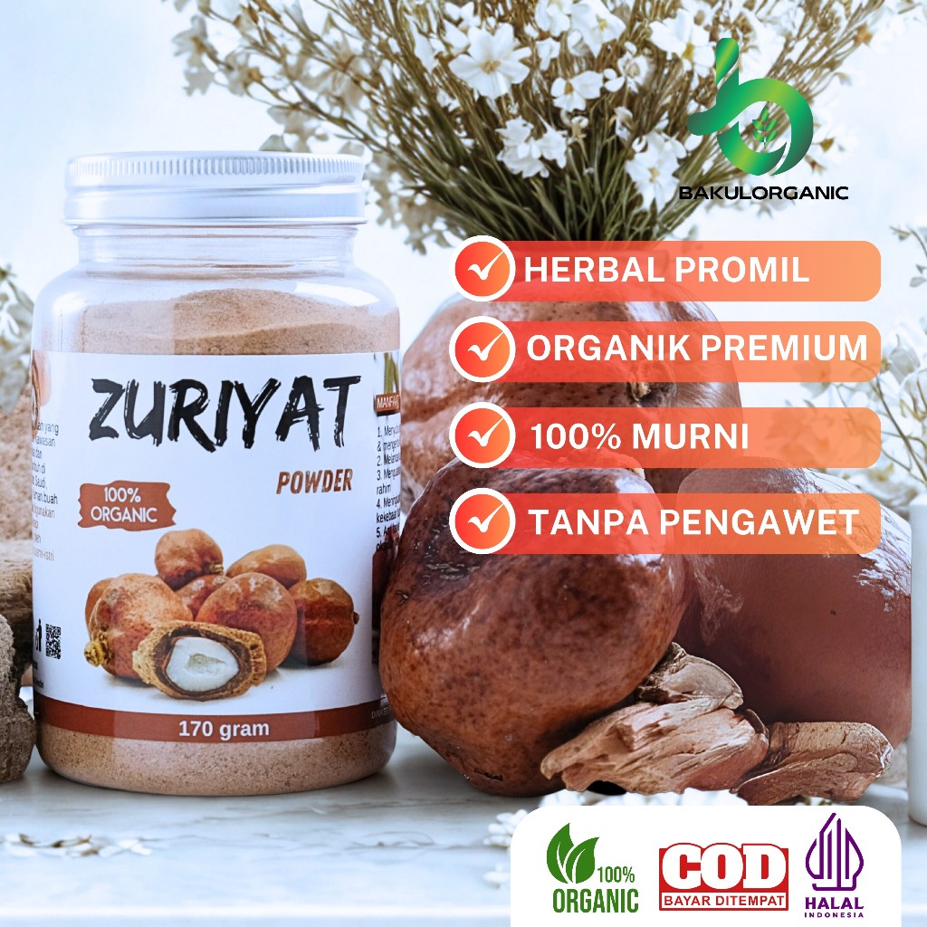 

Bakulorganic Bubuk Zuriyat 100% Zuriat Murni Tanpa Campuran