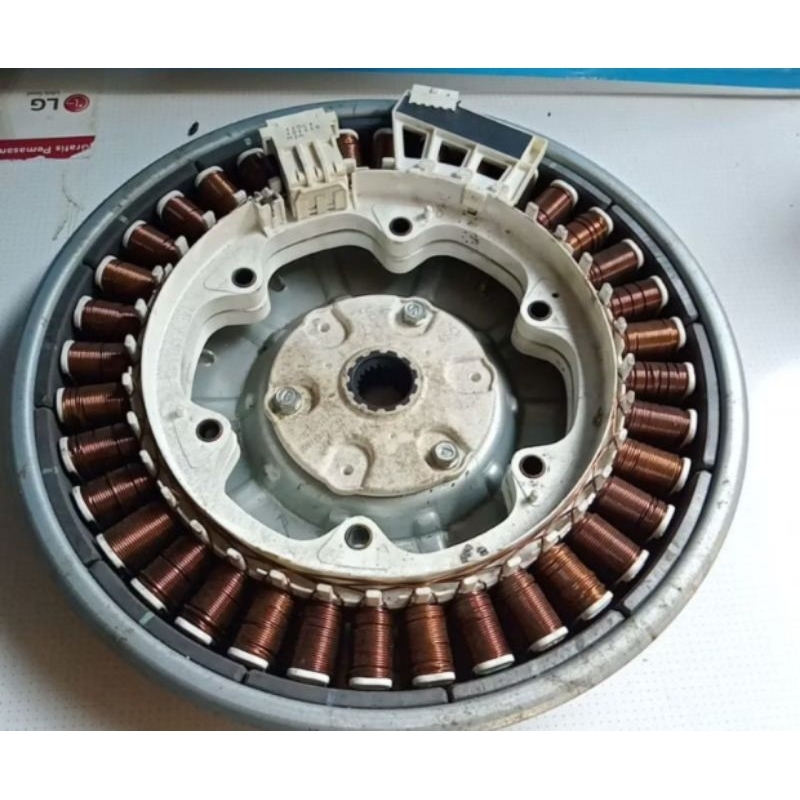 dinamo mesin cuci front loading LG direct Drive