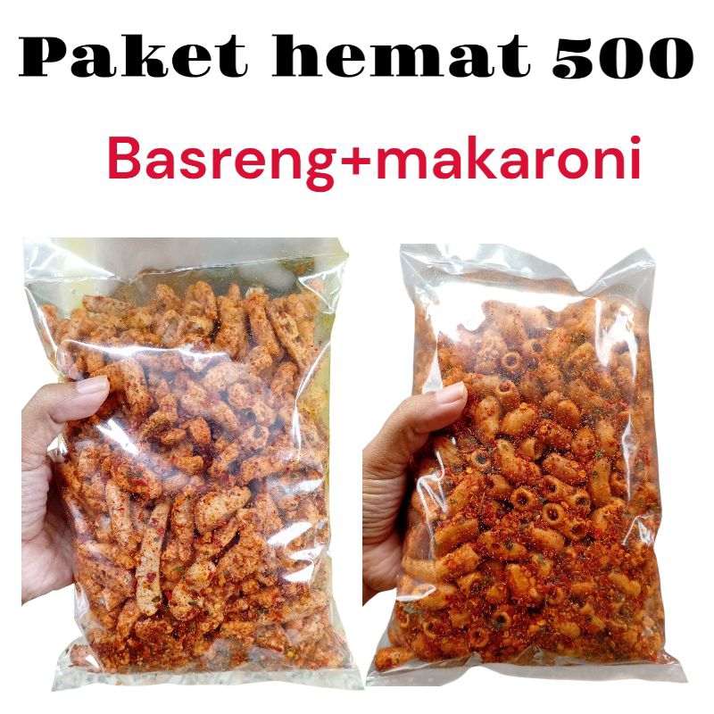 

basreng pedas daun jeruk makaroni pedas 500 gr