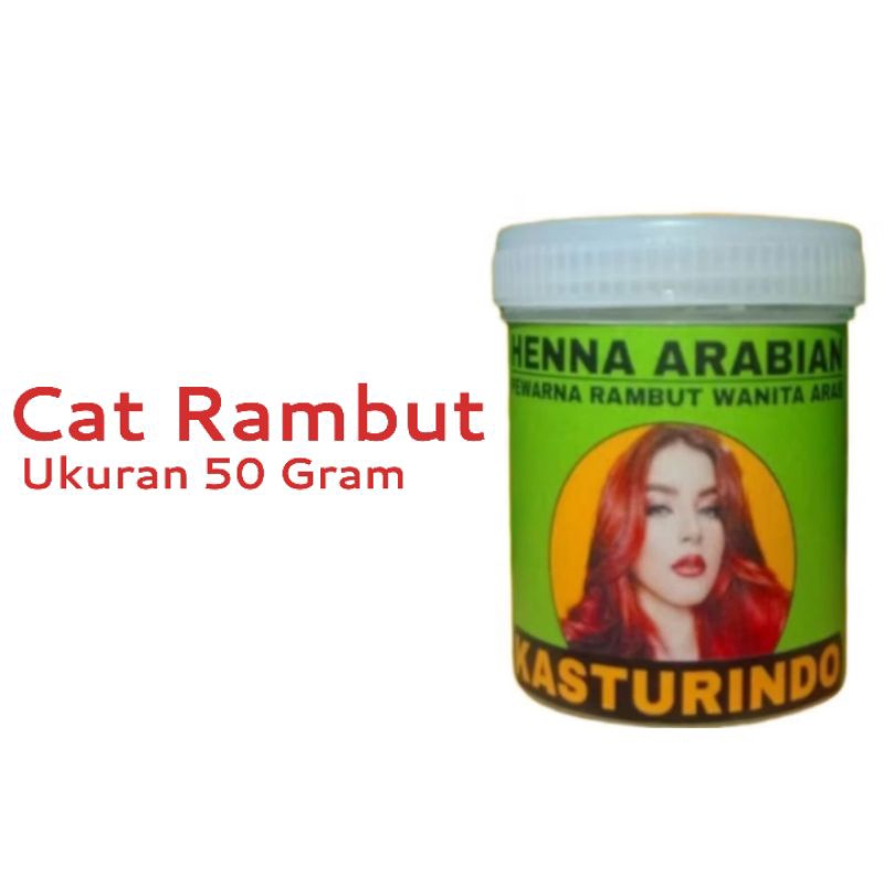 Cat / Pewarna Rambut Arab ( Merah Maron) Ukuran 50 Gram