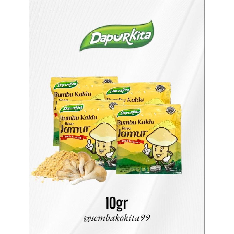 

DapurKita Bumbu Kaldu Rasa Jamur 10gr x 12 Pcs