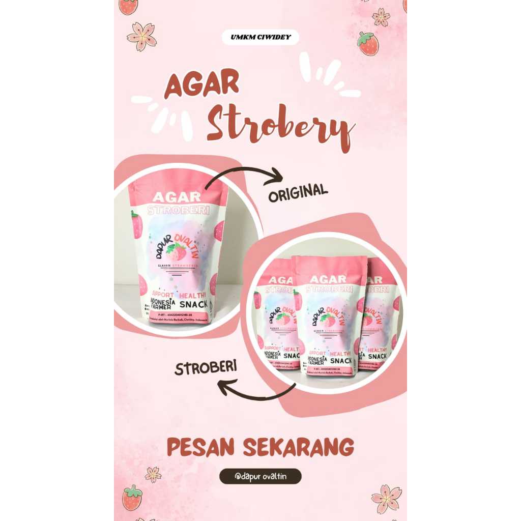 

agar stroberi