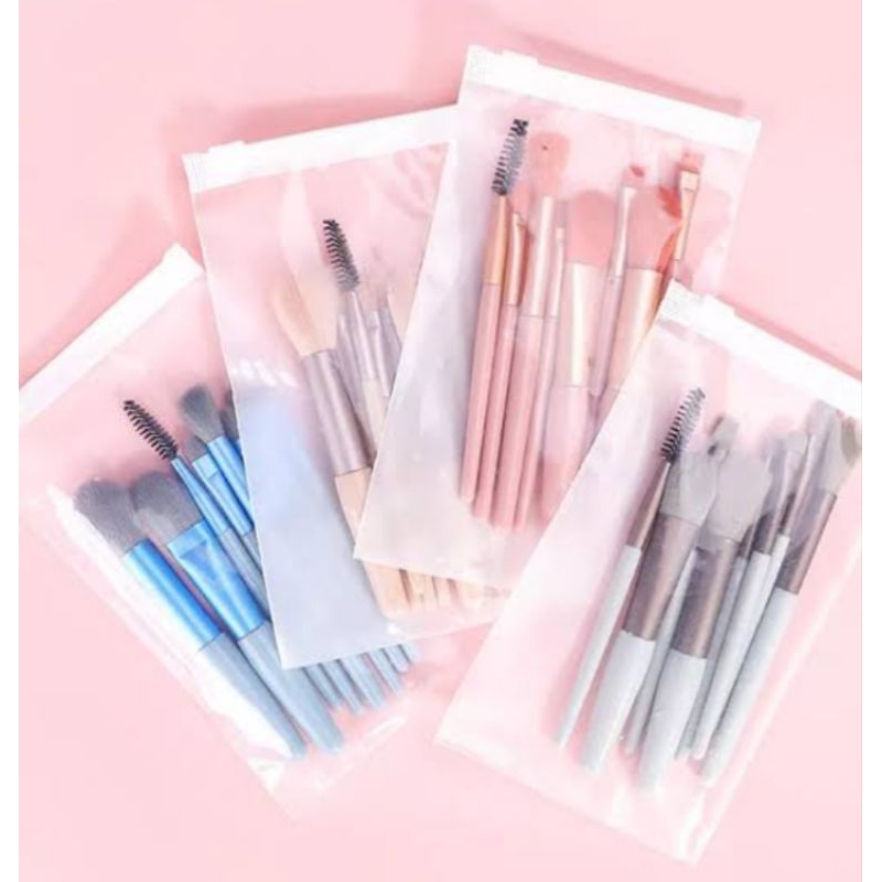 G (G9) BRUSH MAKE UP TREVEL/FREE POUCH/KUAS MAKE UP 8 IN 1