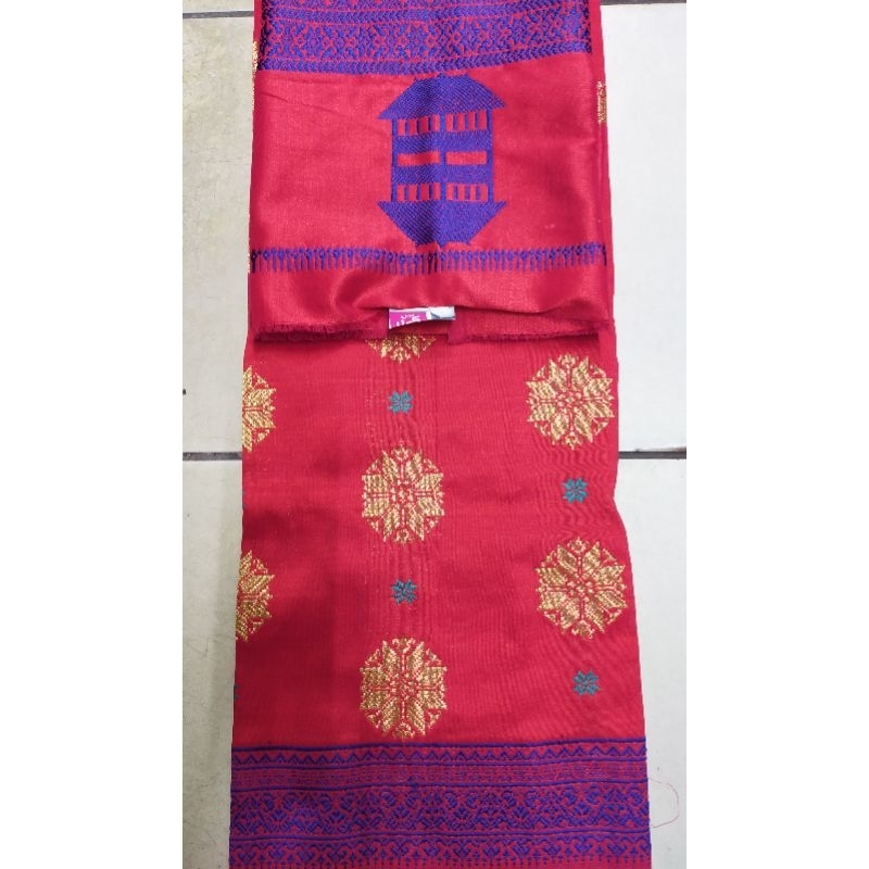 <Sutra Dewi> Songket Tenun Asli/ Songket/ Songket Pengantin/ Songket Tenun/ Songket Merah Rumah Adat