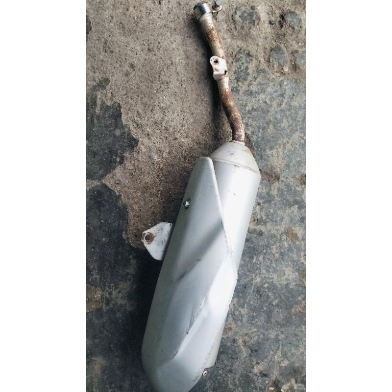 slenser knalpot Kawasaki KLX bf ori second