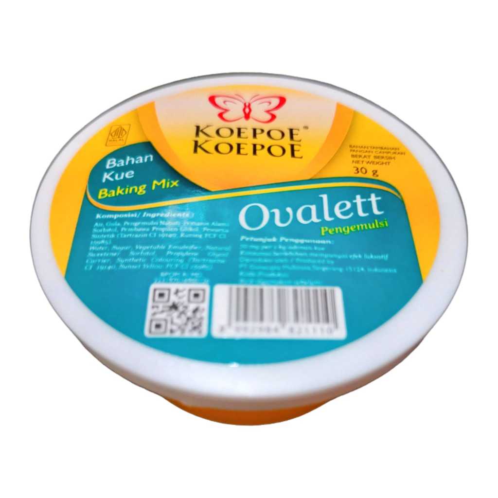 

Koepoe Koepoe Ovalett 30g - Bahan Kue Baking Mix