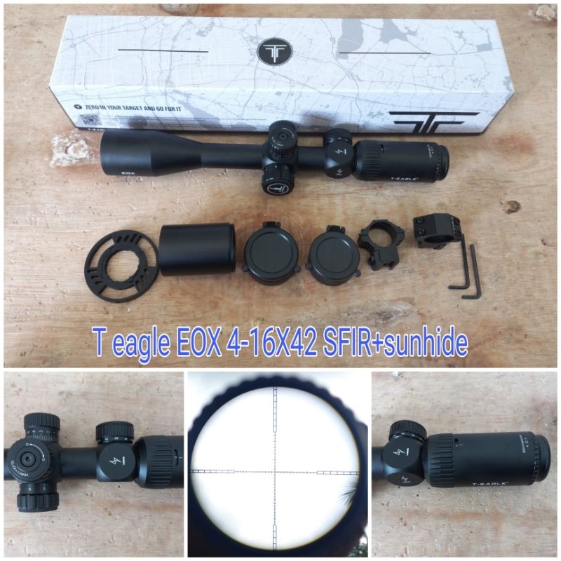 Telescope T Eagle EOX 4-16x42 SFIR + Roda Paralak / Teleskop T Eagle EOX 4-16x42SFIR / T Eagle