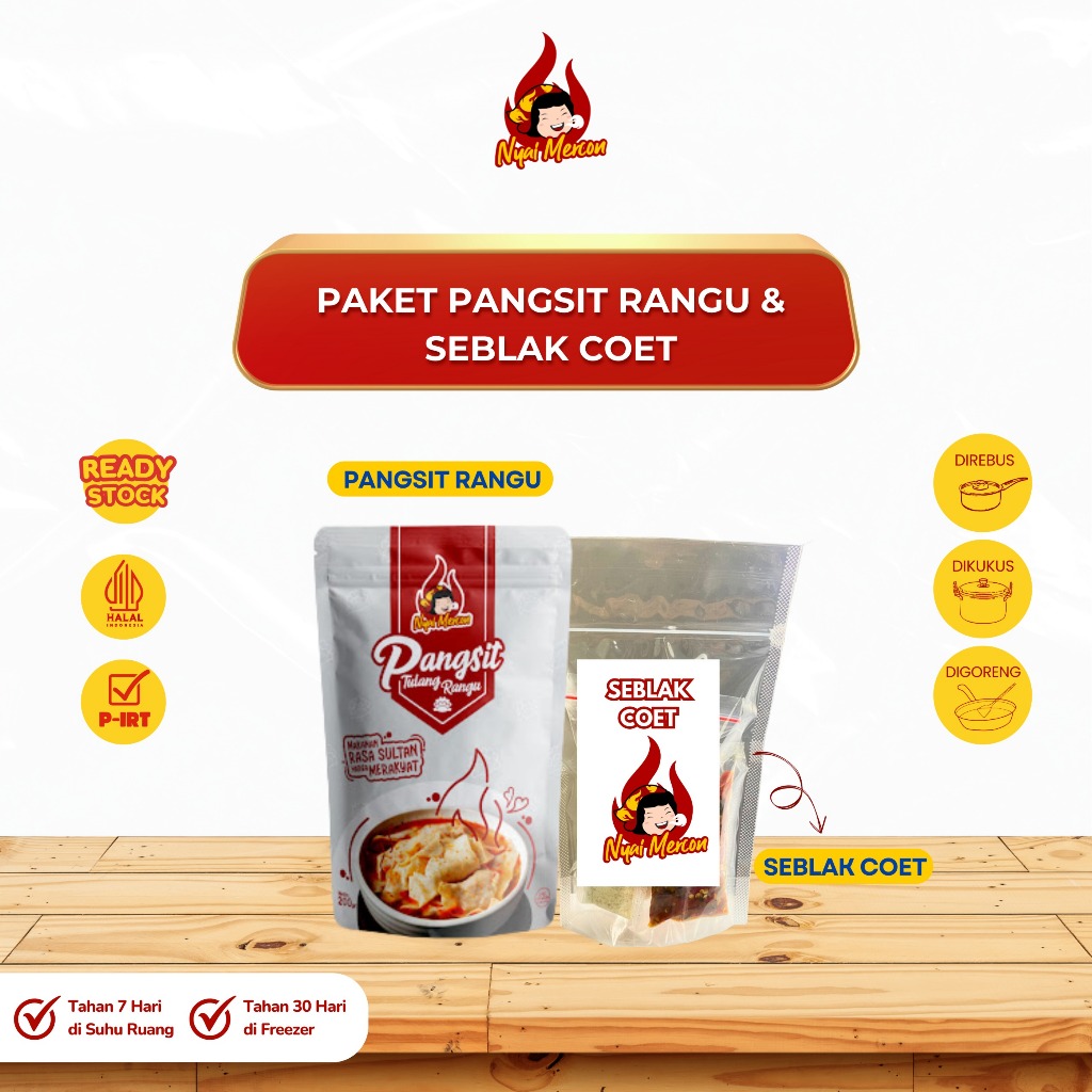 

PAKET PANGSIT RANGU + SEBLAK COET