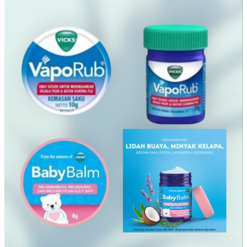 Vicks Vaporub// Baby Balm