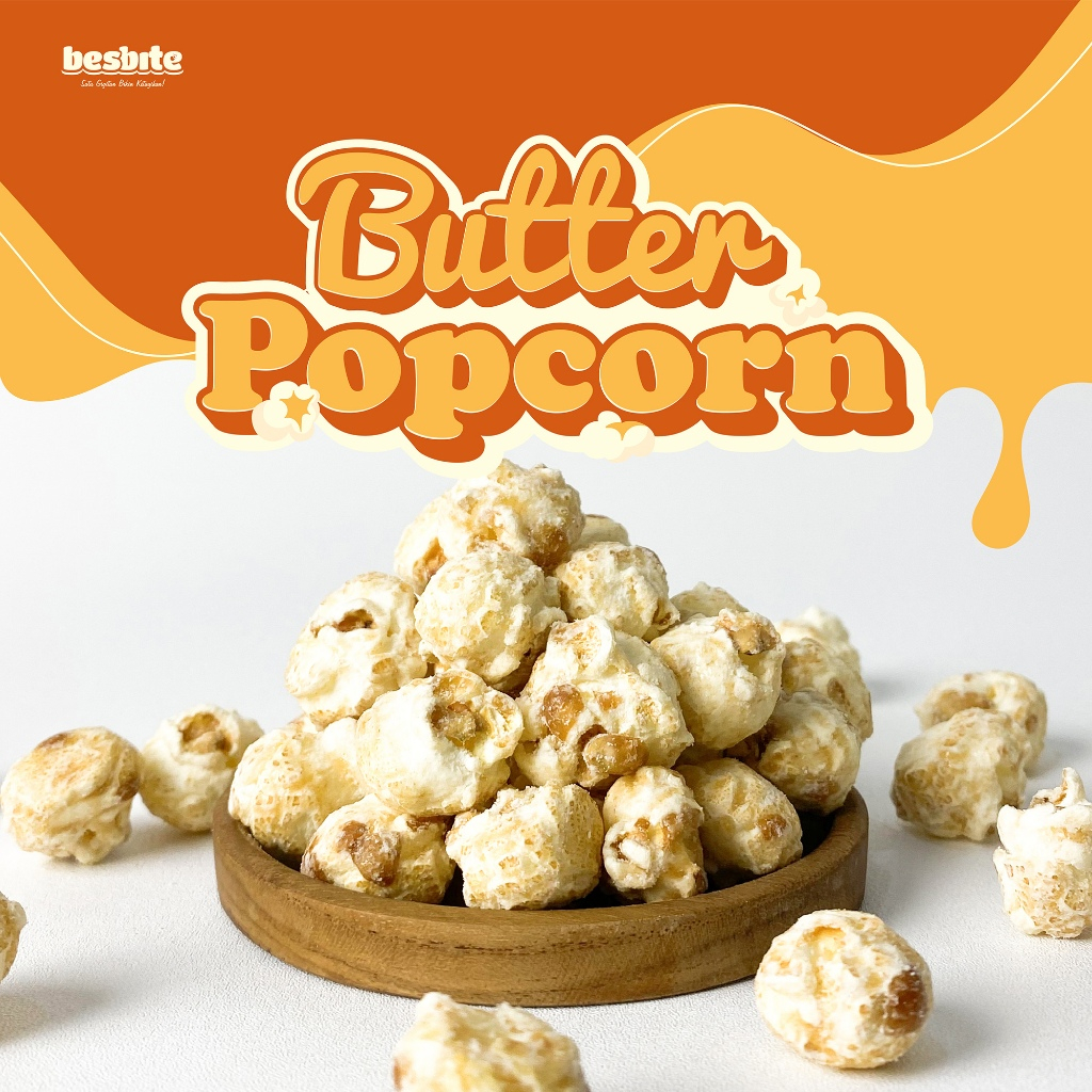 

Popcorn Butter Cemilan Snack Makanan Ringan 260gr by BESBITE