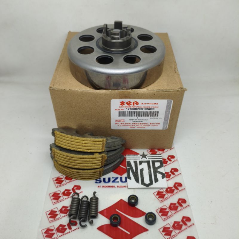 MANGKOK GANDA + KAMPAS GANDA + KARET GANDA SUZUKI SHOGUN 125 R SMASH OLD LAMA ORI