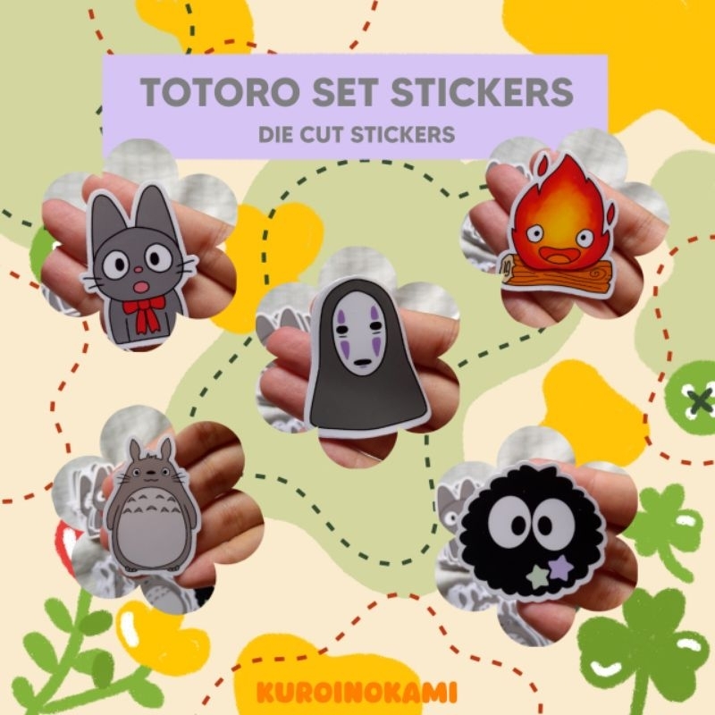 

DIE CUT SET STICKER ANIME GIBLI