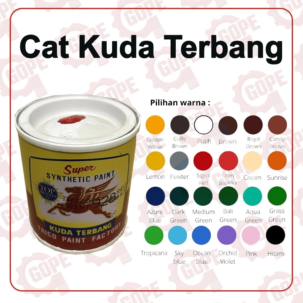 Cat Kuda Terbang Kayu Besi Kaleng Kecil 100 ml